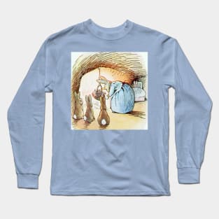 Mrs. Rabbit Cooks Dinner - Beatrix Potter Long Sleeve T-Shirt